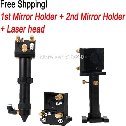 Full Set of Laser Head Laser Len Support Laser Reflection Mirror Holder Co2 Laser Head Free Shipping Very Good Quality
