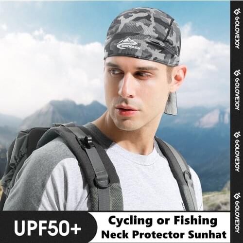 Coolness Head Cover Skull Cap Cycling Neck Protect Outdoor Sports Anti-UV Breathable Sunscreen Wicking Pirate Headscarf Helmet