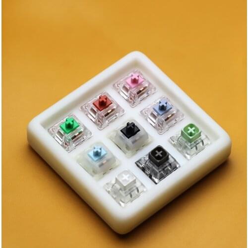QMK / VIA 9Keys Macro Keyboard Kit Programming Keypad RGB Backlight Hot Swap Gateron Mechanical Keyboard Setting without keycap