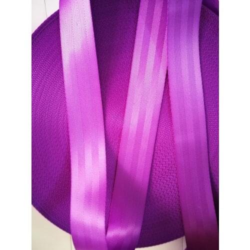 Purple 3M-30M Car Seat Belt Webbing Universal Car Personalized Modification 3C Certified Child Safety Belt Car Accessories