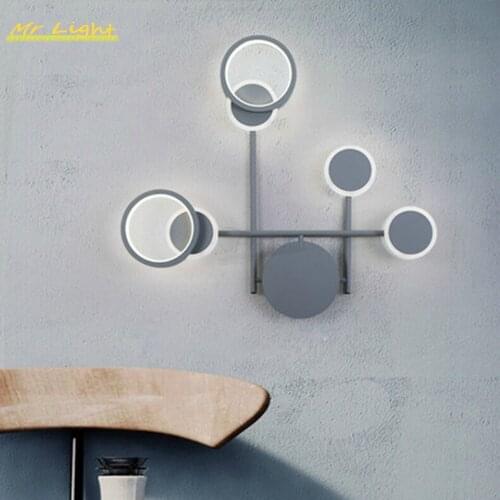 Nordic LED Wall Lamp Living Room Bedroom Bedside Wall Sconces Light Fixtures Balcony Aisle Loft Home Decor Wall Lights Lighting