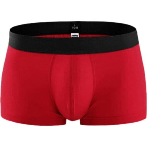 4Pcs/Lot Mens underwear Boxer shorts Male Cotton Sweat-absorbent Breathable Underpants Boy Gay bragas Sexy lingerie Freeship