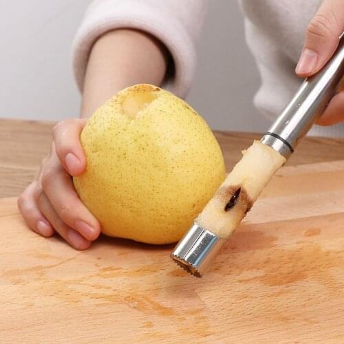 Apple Corer Pitter Pear Bell Twist Fruit Core Seed Remover Pepper Remove Pit Kitchen Tool Gadget Kitchen Accessory