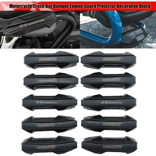 R1200GS R1250GS Engine Crash Bar Protector Bumper Guard Decorative Block For BMW R1200GS ADV Adventure F800GS F850GS Motorcycle