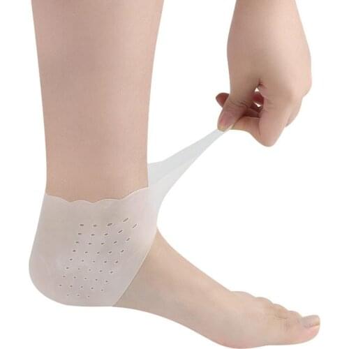 1 Pair Feet Care Socks Moisturizing Gel Heel Sock Cracked Skin Care Massager Anti cracking Heel Protector Silicone Socks
