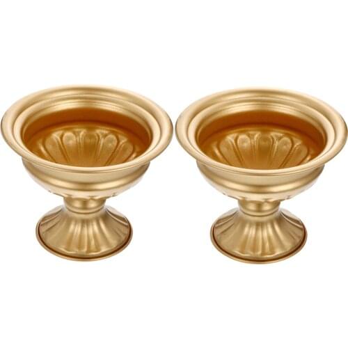 2Pcs European Style Retro Vase Flower Arrangement Container Home Decoration