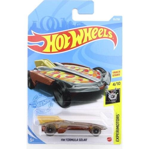 2019-35 Hot Wheels HW FORMULA SOLAR Mini Alloy Coupe 1/64 Metal Diecast Model Car Kids Toys Gift