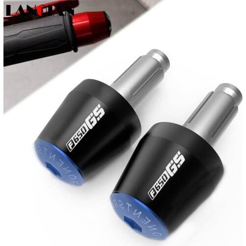 CNC Billet Aluminum Motorbike HBAR END CAP Handle Bar Cap End Plugs For BMW F650GS 2000 2001 2002 2003 2004 2005 2008-2012
