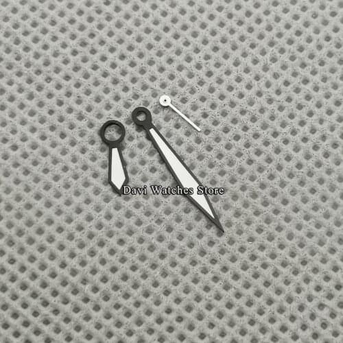 Black White Watch Hands Hour Minute Second Needles For ETA 6497 Seagull ST3600 Movement Watch Replacment Repair Tool Parts