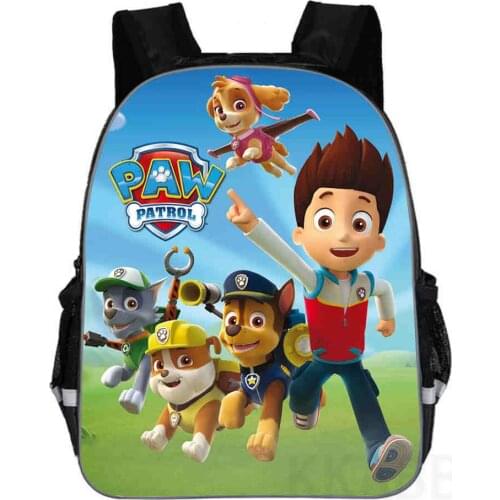 PAW PATROL Baby Cartoon Bag Boys Schoolbag Cute Girls Small Backpack Kindergarten Schoolbag