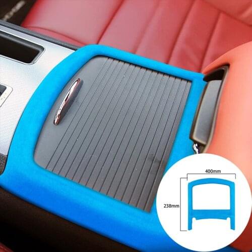 For Dodge Charger 2016-2021 Alcantara Suede Wrap Car Water Cup Panel Strip Cover Trim Sticker Car-Styling Internal Accessories