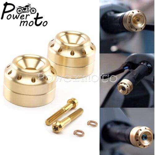 For VESPA GTS Sprint Primavera LT LX LXV GT GTS GTV 125 150 200 250 300 Motorcycle CNC Copper Handlebar Hand Grip End Caps Plugs