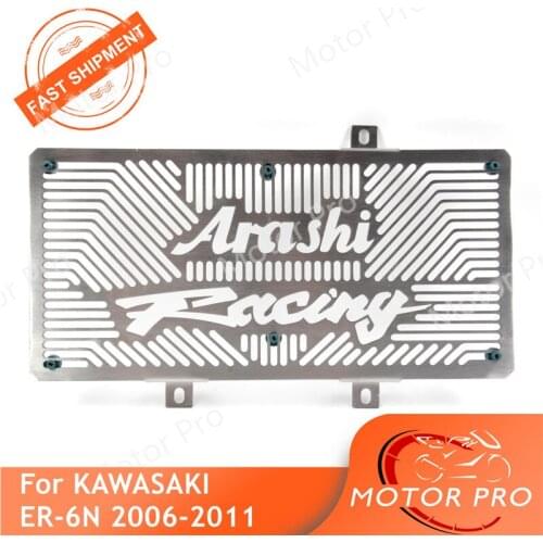 For Kawasaki ER6N 2006 - 2011 Radiator Grille Protective Motorcycle Cooler Guard Cover Accessories ER-6N 2007 2008 2009 2010