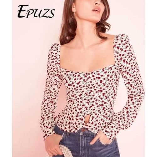 Блузки в горошек EPUZS China At AliExpress