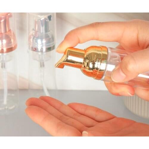 24pcs/lot Plastic foam pump bottle empty face eyelashes cosmetic bottle cleaner soap dispenser foam bottle 30ml 60ml
