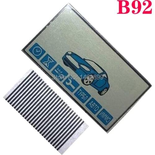 10PCS/lot B92 LCD Display Zebra Flexible Cable for Starline B92 LCD Remote Controller Keychain B92 Display with Zebra Stripes