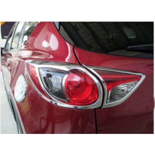 Chrome Tail light lamp Trim 4PCS For Mazda CX5 CX-5 2013 13
