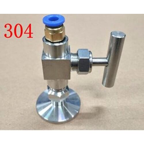 KF16 KF25 chuck needle valve KF quick-install needle valve quick-connect interface KF vacuum valve KF to quick-connect connector