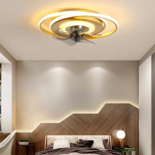 Nordic bedroom decor led lights for room ceiling fan light lamp restaurant dining room ceiling fans with lights remote control