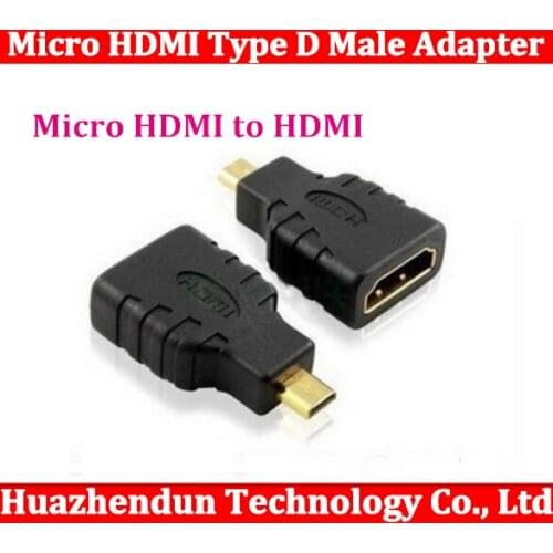 20pcs New HDMI Type A Female to Micro HDMI Type D Male Adapter Connector HD TV DVD Camera wholesale free shhipping