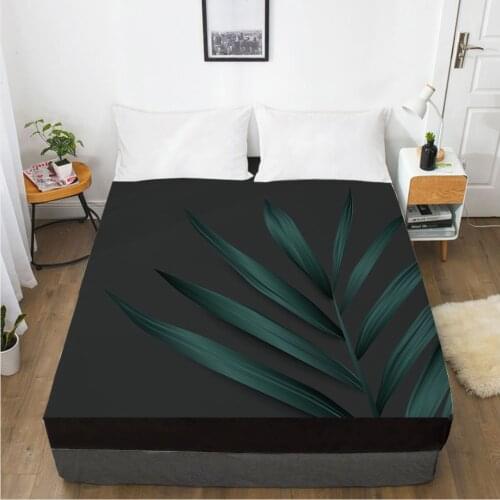 1PC Fitted Sheets Mattress Cover With Elastic Band 3D Bedsheet Linens 160x200 135x200 Bed Sheet Customize any size design