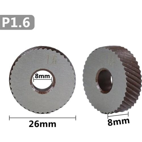 Hss anti diagonal slip thick serration wheel 2 pcs 1.6mm