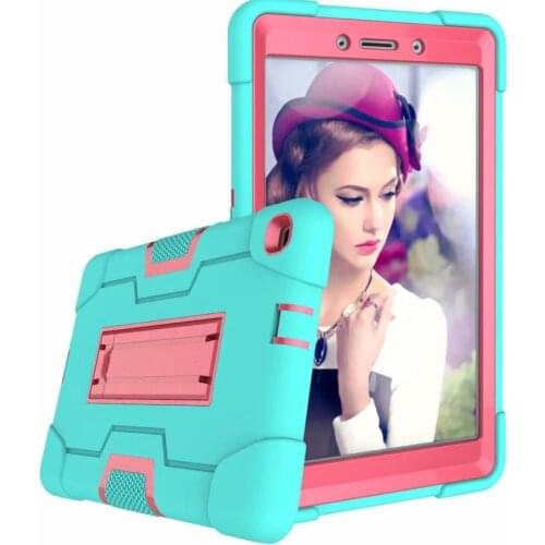 Shockproof Kids Safe PC Silicon Hybrid Stand Full Body Cover Case For Samsung Galaxy Tab A 8.0 2019 T290 SM-T290 SM-T295 T297 #S