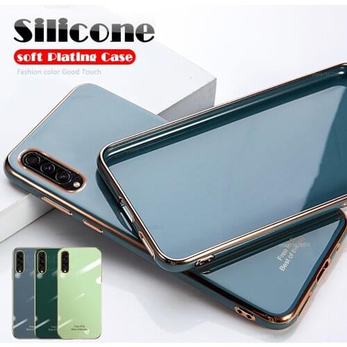 Luxury 6D Plating Case For Samsung Galaxy A50 A50S A30S Soft TPU Phone BacK Cover For Galaxy A 30s 50 a307 a505 protective funda