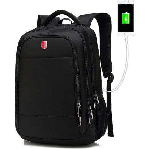 2020 New Waterproof Travel Backpack Men USB Charging 15.6inch Laptop Bag Mens Backpacks Leisure Nylon School Bag Male Mochila