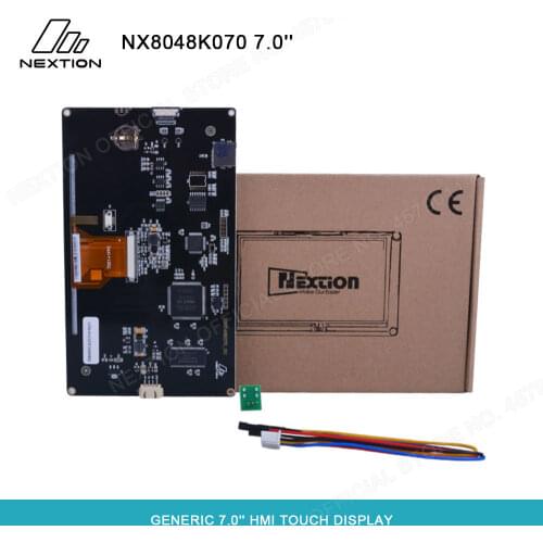 Nextion Enhanced NX8048K070 - Generic 7.0'' Full-color LCD Resistive Touch Display HMI Built-in RTC/1K EEPROM/8 Digital GPIO