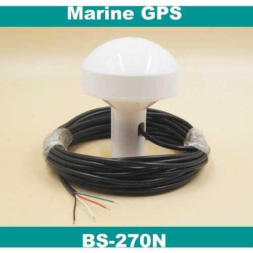 12V,GPS receiver,RS232,RS-232,boat marine GPS receiver antenna with module,Mushroom-shaped case,4800 baud rate,BS-270N