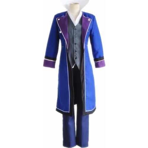 2019 K Project K RETURN OF KINGS Fushimi Saruhiko Munakata Reisi Uniform Cosplay Costume Full Set ( Trench + Vest + Shirt + Pant