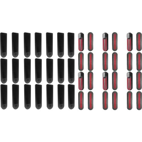 21 Pcs Waterproof Panel Dashboard Circuit Board Silicone Cover Case & 24 Pcs Electric Smart Scooter Wheel Hubs Cap