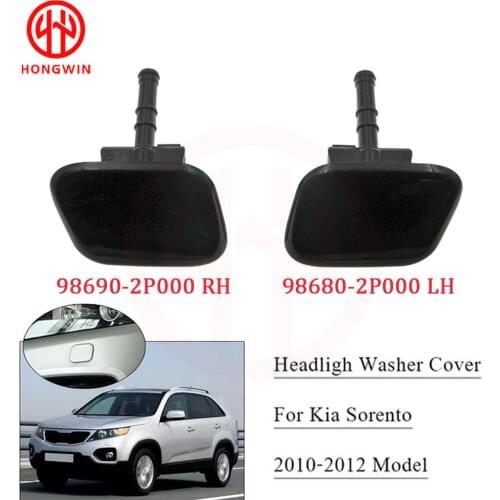 98680-2P000 (LH)& 98690-2P000 (RH) Front Headlight Washe Cylinder Spray Nozzle Jet Cover Cap For Kia Sorento 2010-2013