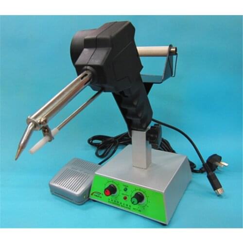 Automatic tin feeding machine constant temperature soldering iron Teclast iron HCT-80 multi-function foot soldering machine