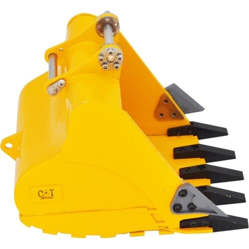 Stainless Steel Rock Bucket For 1:12 1/14 RC Hydraulic Excavator JD-106 336 Komatsu 360 Hitachi 350 VOLVO Model Ditch bucket