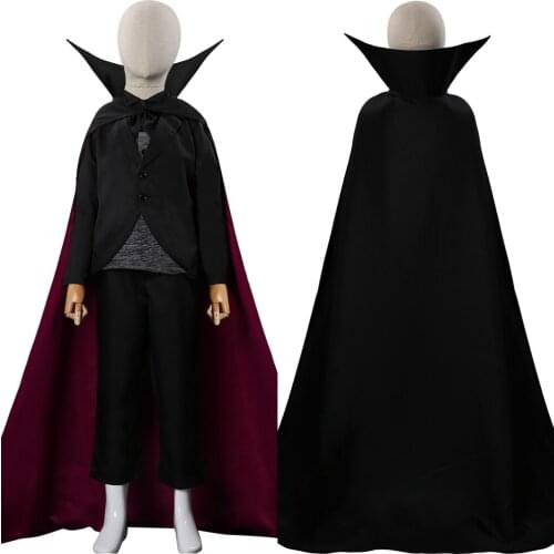 Kids Children Hotel Dracula Cosplay Costume Outfits Halloween Carnival Suit