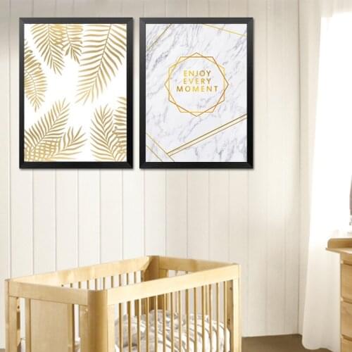 Yellow Leaf Wall Art Canvas Painting Nordic Picture Canvas Art Print Cuadros Wall Pictures For Living Room Poster Unframed