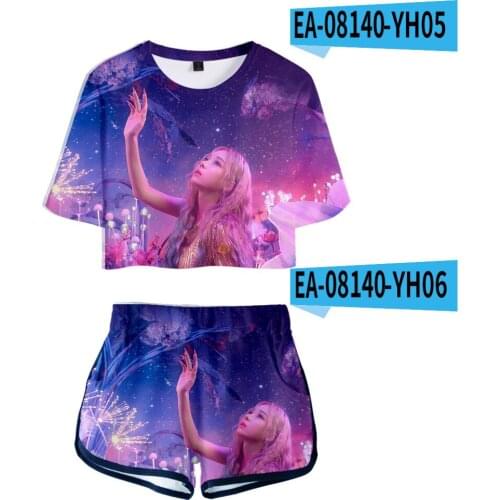 Hot TV Series "Stranger Things" Season Three Girls Two-Piece New Fashion Print Weird Short T-Shirt Pants