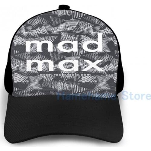 Fashion mad max(3) Basketball Cap men women Graphic print black Unisex adult hat