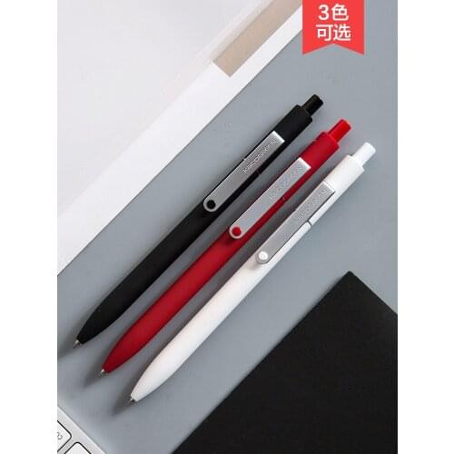 Scrub Press Business Gel Pen Set 3 PCS/Lot Office Supplies Stationery Multicolor Pens For School
