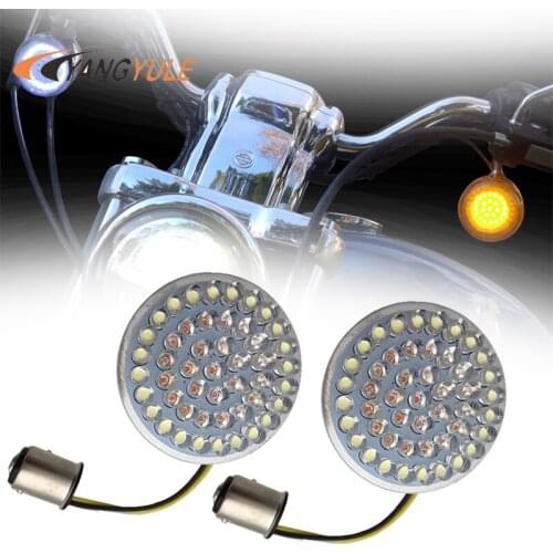 1157 Turn indicator LED tail light brake LED Turn Signal Runing Light insert For Sportster Softail Touring Dyna