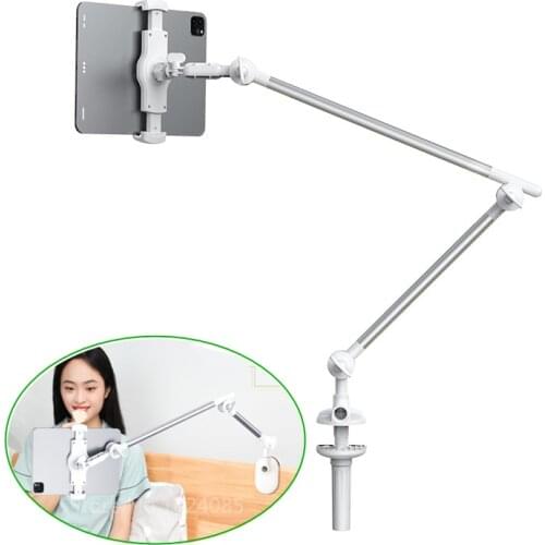 Tablet Arm Stand, Desk Clamp Tablets Stand Bed Table Mount Holder 360° Rotation Adjustable Tablets/Cell Phone Strong Bracket