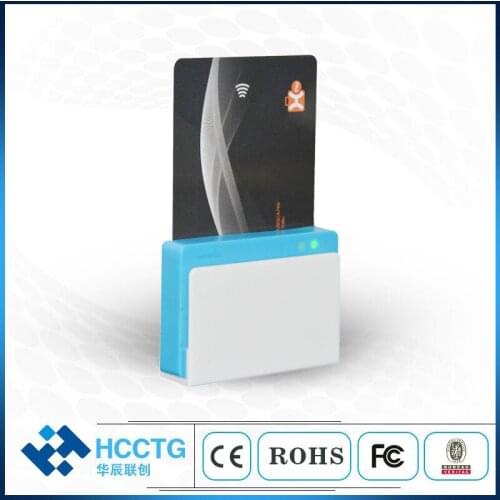 Wireless RFID Card Mobile Bluetooth EMV Magnetic + Chip +NFC Smart card reader With Android IOS Free SDK MPR110