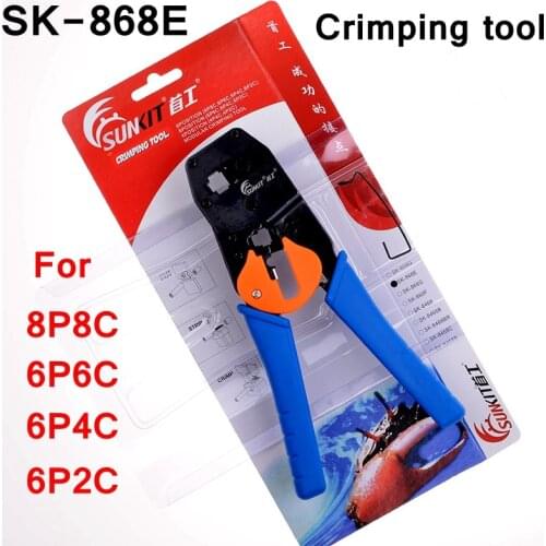 ReadStar SUNKIT SK-868E 8P8C RJ45 6P6C RJ11 Cable crimper networking telephone cable crimping tool network crimping plier