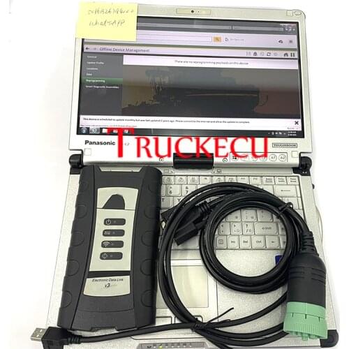 V5.2 JD Service EDL V3 Electronic Data Link JD edl v2 Advisor construction agriculture diagnostic tool+TOUGHBOOK CF C2 laptop