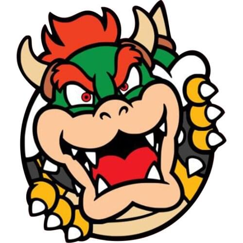 Bowser Lapel Pin King Koopa Badge cute character Brooch animated video game Jewelry