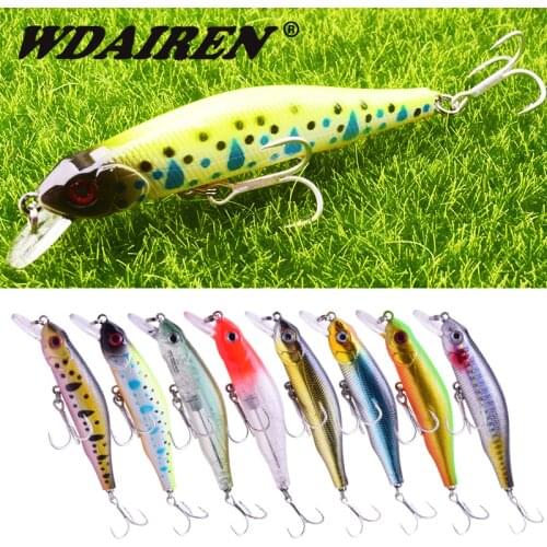 1pcs/lot 9.2cm 8.5g High Quality minnow fishing lure 3D eyes crankbait Hard bait wobbler fishing tackle everything for fishing