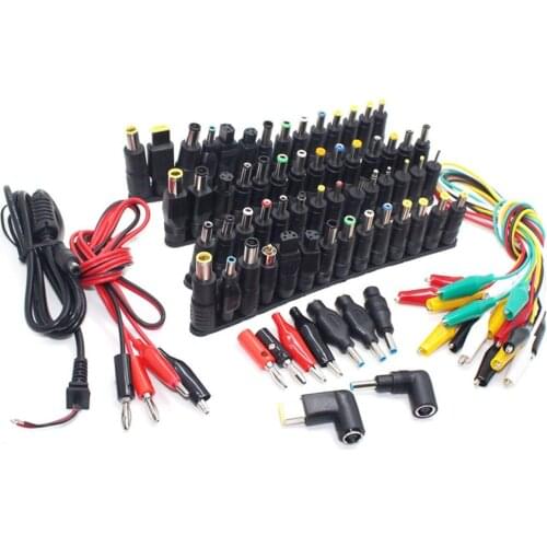 76pcs Universal Laptop DC Power Supply Adapter Connector Plug AC DC conversion head Jack Charger Connectors Laptop Power Adapter