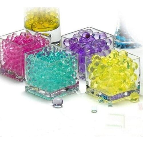 800pcs/ 170*5bag potted peach-red crystal beads gel ball polymer hydrogel crystal beads growth magic jelly Crystal mud